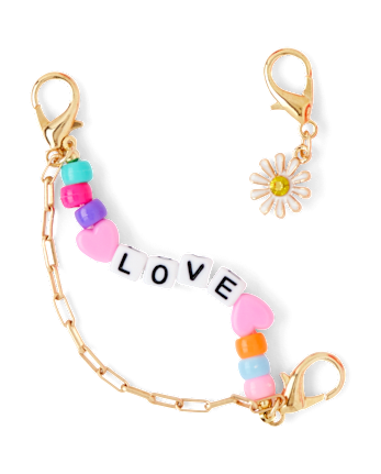 Girls Love Shoelace Charm 5-Piece Set