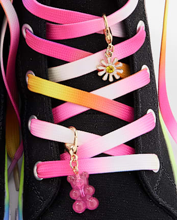Girls Love Shoelace Charm 5-Piece Set