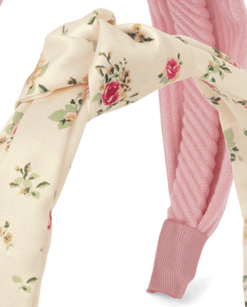 Girls Floral Headband 2-Pack