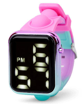 Girls Ombre Fidget Digital Watch
