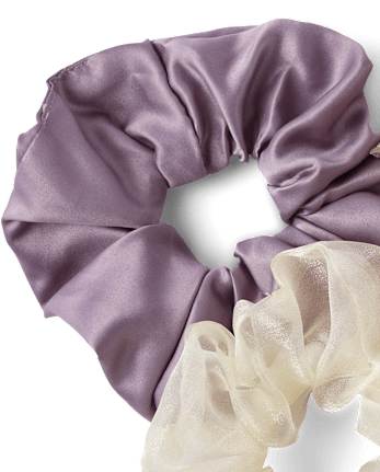 Girls Pearl Scrunchie 5-Pack