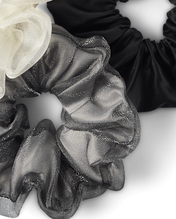 Girls Pearl Scrunchie 5-Pack