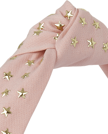 Girls Studded Star Top Knot Headband
