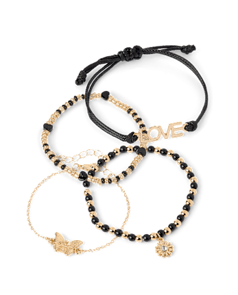 Lot de 4 bracelets pour filles