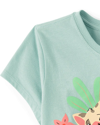 Girls Moana™ Flowers Graphic Tee