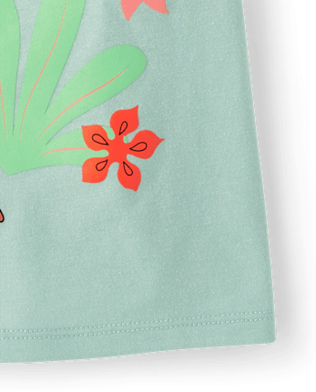 Girls Moana™ Flowers Graphic Tee