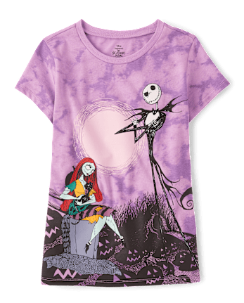 Girls Nightmare Before Christmas Graphic Tee