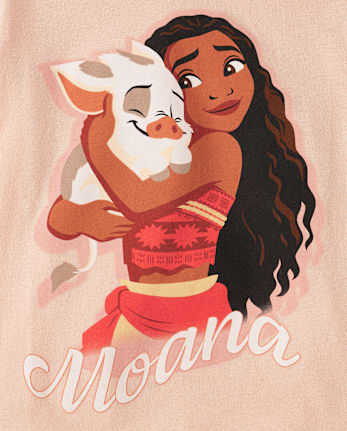 Toddler Girls Moana Hug Graphic Tee