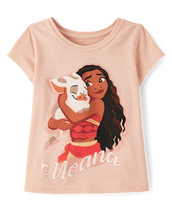 Toddler Girls Moana Hug Graphic Tee