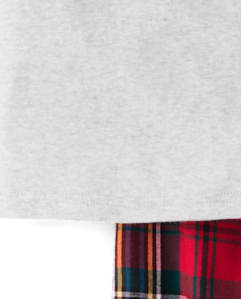 Baby And Toddler Matching Family Christmas Crew Snug Fit Cotton And Flannel Pajamas
