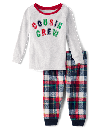 Baby And Toddler Cousin Crew Snug Fit Cotton And Microfleece Pajamas