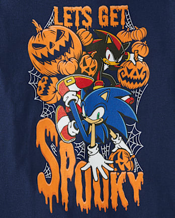 Boys Halloween Sonic Graphic Tee