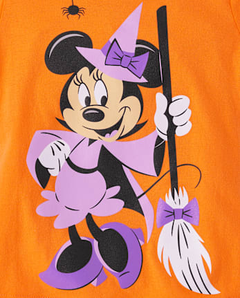 Toddler Girls Witch Minnie Graphic Tee