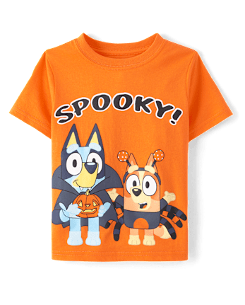 Toddler Boys Spooky Bluey Graphic Tee