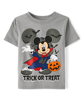 Toddler Boys Trick Or Treat Mickey Graphic Tee