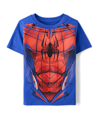Toddler Boys Spiderman Costume Graphic Tee