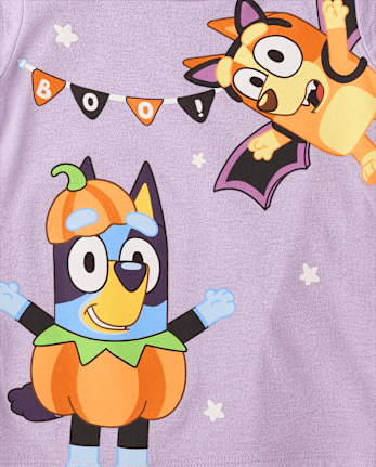 Toddler Girls Halloween Bluey Graphic Tee