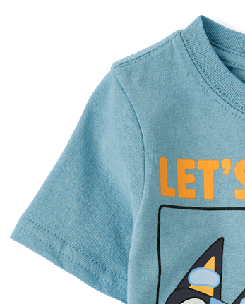 Toddler Boys Blueyâ¢ Let's Do This Graphic Tee