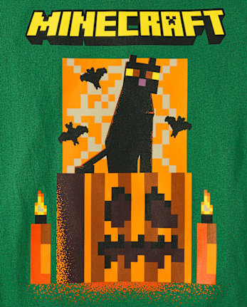 Boys Halloween Minecraft Graphic Tee
