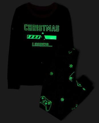Kids Christmas Gamer Snug Fit Cotton Pajamas