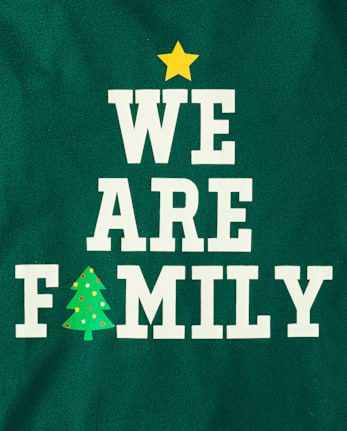 Pyjama en coton assorti pour adultes « We Are Family »