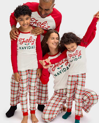 Moimoln Sibling Matching Pajamas - Soft Cotton Modal Long-Sleeve Snug-Fit Sleepwear 6M-8Y