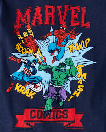 Boys Marvelâ¢ Avengers Snug Fit Cotton Pajamas