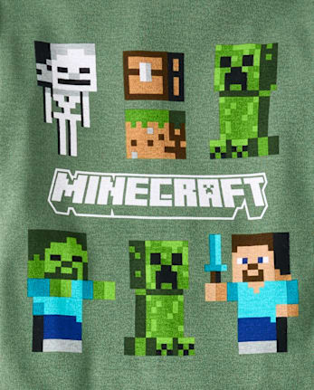 Boys Minecraftâ¢ Snug Fit Cotton Pajamas
