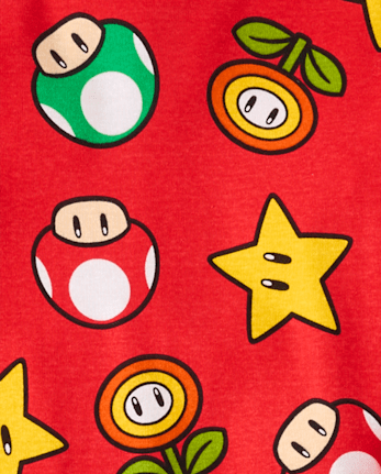 Kids Super Mario™ Snug Fit Cotton Pajamas