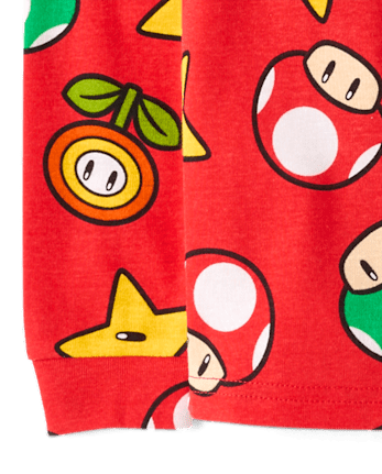 Kids Super Mario™ Snug Fit Cotton Pajamas