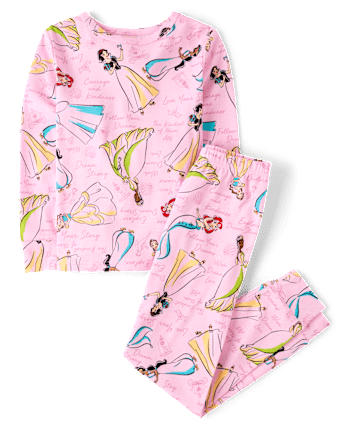 Girls Disney™ Princess Snug Fit Cotton Pajamas