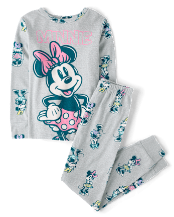 Girls Minnie Mouse™ Snug Fit Cotton Pajamas