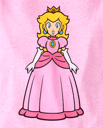 Girls Super Mario™ Princess Peach Snug Fit Cotton Pajamas