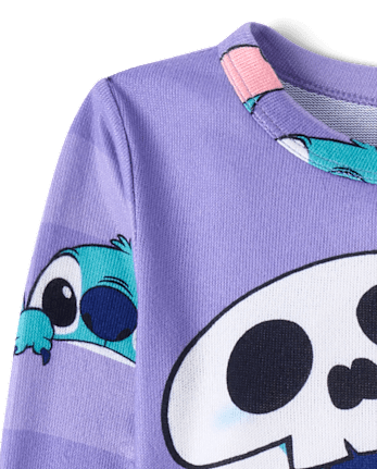 Girls Stitchâ¢ Halloween Snug Fit Pajamas