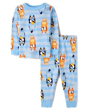 Baby And Toddler Boys Blueyâ¢ Snug Fit Cotton Pajamas