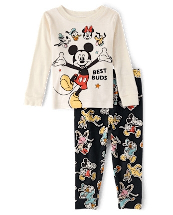 Baby And Toddler Boys Mickey Mouse™ Snug Fit Cotton Pajamas