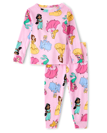 Baby And Toddler Girls Disney™ Princess Snug Fit Cotton Pajamas