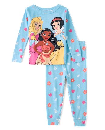 Baby And Toddler Girls Disney™ Princess Snug Fit Cotton Pajamas