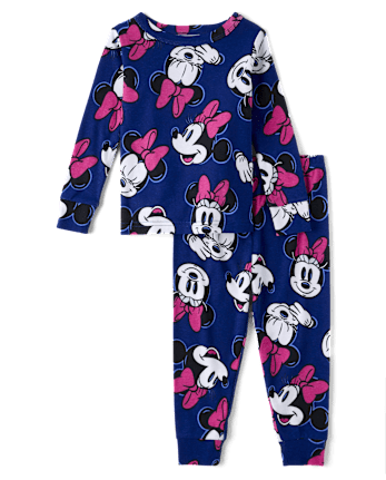 Baby And Toddler Girls Minnie Mouse™ Snug Fit Cotton Pajamas