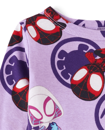 Baby And Toddler Girls Spidey™ Snug Fit Cotton Pajamas