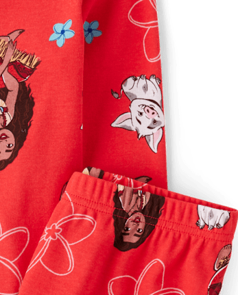 Girls Moanaâ¢ Snug Fit Cotton Pajamas