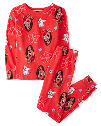 Girls Moanaâ¢ Snug Fit Cotton Pajamas