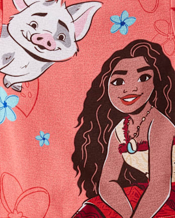 Baby And Toddler Girls Moana™ Snug Fit Cotton Pajamas