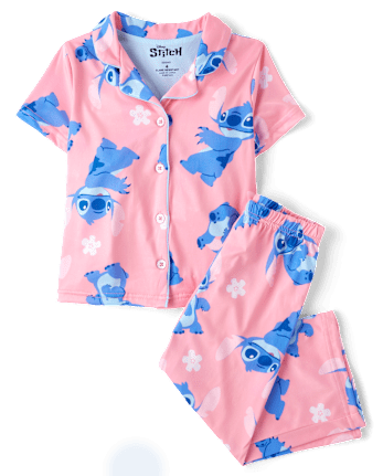 Girls Lilo And Stitch Pajamas