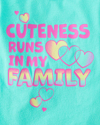 Lot de 3 t-shirts graphiques pour bébés et petites filles