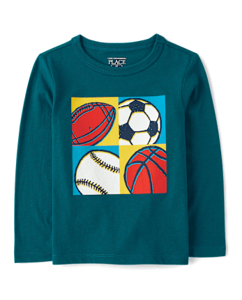 Baby And Toddler Boys Multisport Graphic Tee