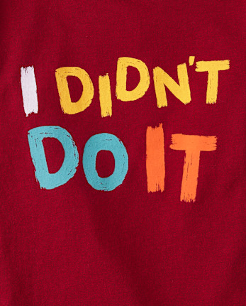 Baby And Toddler Boys I Didn't Do It Graphic Tee