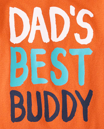 Baby And Toddler Boys Dad's Best Buddy Graphic Tee