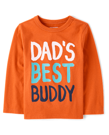 Baby And Toddler Boys Dad's Best Buddy Graphic Tee
