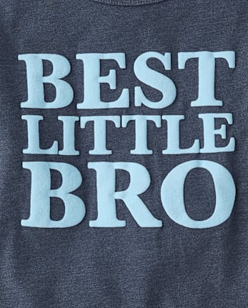 Baby And Toddler Boys Best Little Bro Graphic Tee